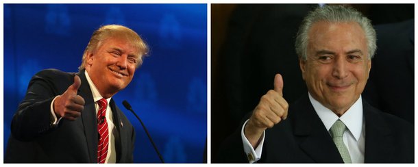 Presidente dos EUA, Donald Trump, e Michel Temer .2