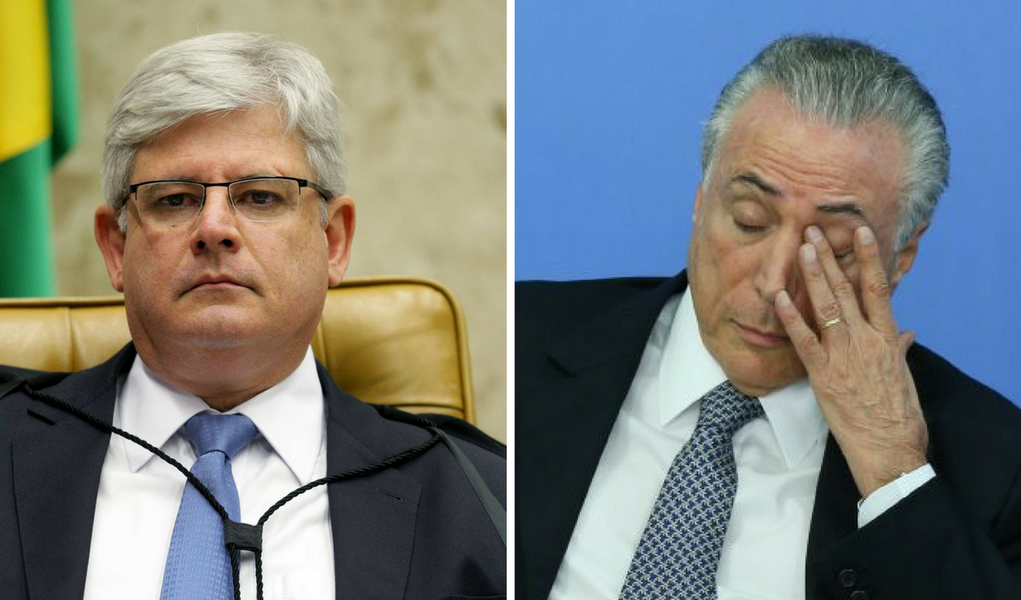 Rodrigo Janot e Michel Temer