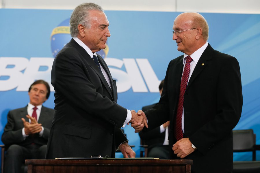 07/02/2017-Brasília- DF, Brasil- Cerimônia de Posse dos Ministros da Justiça e Segurança Pública, Osmar Serraglio, e das Relações Exteriores, Aloysio Nunes Ferreira. Fotos: Beto Barata/PR