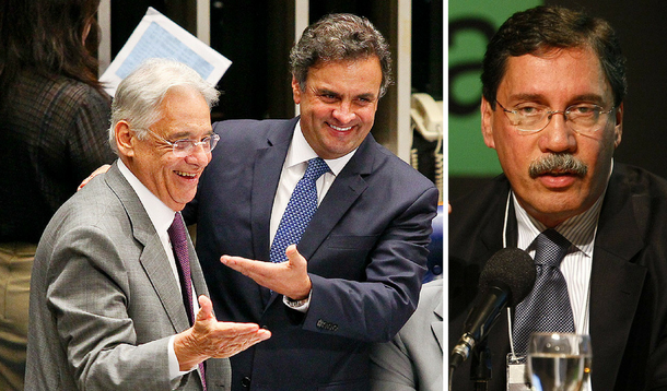 Merval Pereira, FHC e Aécio neves
