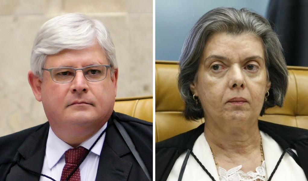 Rodrigo Janot e Cármen Lúcia