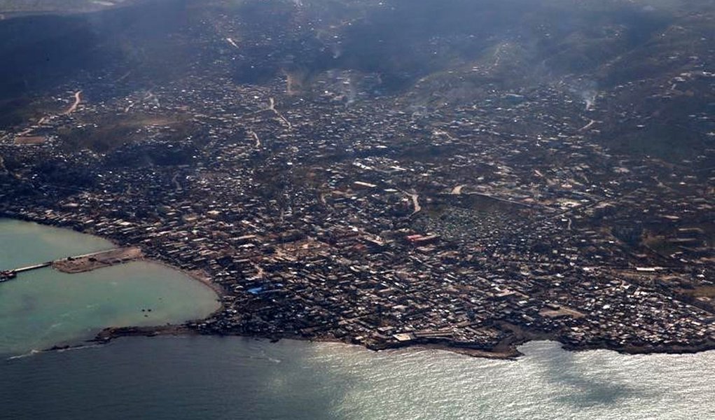 A general view after Hurricane Matthew hit Jeremie, Haiti, October 10, 2016. REUTERS/Carlos Garcia Rawlins