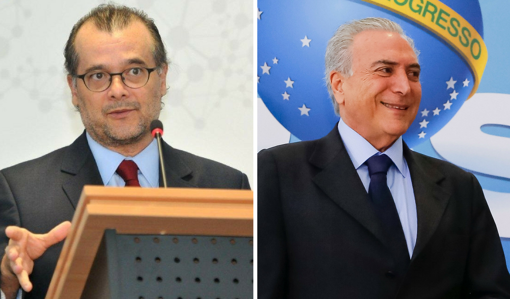Gustavo Franco e Michel Temer