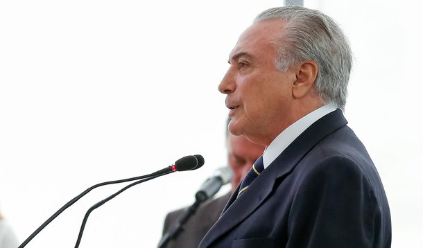 Presidente Michel Temer discursa durante Cerimônia de Migração das Rádios AM para FM. (Brasília - DF 07/11/2016) Foto: Marcos Corrêa/PR