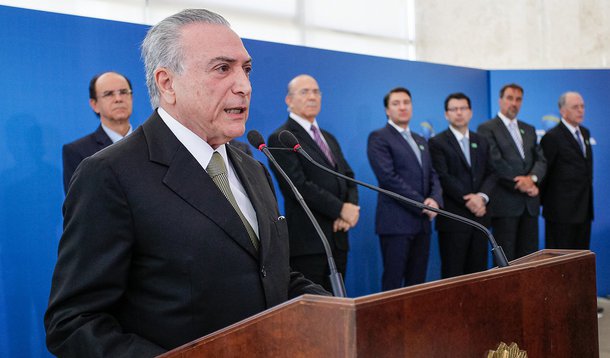 Brasília - DF, 01/06/2016. Presidente Interino Michel Temer 