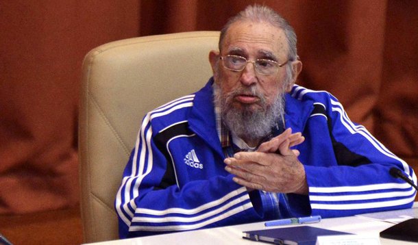 Cuba's former president Fidel Castro attends the closing ceremony of the seventh Cuban Communist Party (PCC) congress in Havana, Cuba, in this handout received April 19, 2016. Omara Garcia/Courtesy of AIN/Handout via REUTERS