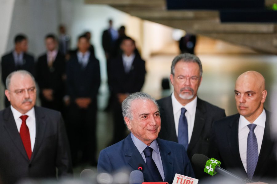 Brasília - DF, 28/10/2016. Presidente Michel Temer durante reunião sobre Segurança Pública. Foto: Beto Barata/PR