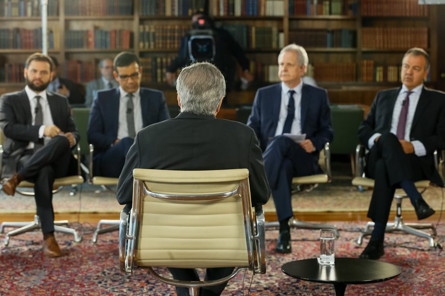 Brasília - DF, 11/11/2016. Presidente Michel Temer durante Gravação pa Rede TV - Roda Viva no Palácio da Alvorada. Foto: Beto Barata/PR