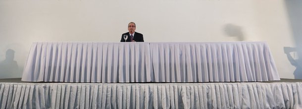 Brasília- DF 21-06-2016 Presidente afastado da câmara, Eduardo Cunha, durante coletiva no hotel nacional de Brasília. Foto Lula Marques/Agência PT