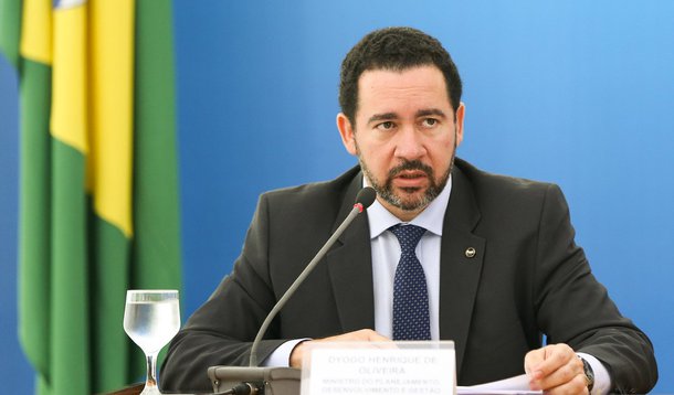Brasília - O ministro interino do Planejamento, Dyogo Oliveira, durante entrevista coletiva no Palácio do Planalto (Marcelo Camargo/Agência Brasil)