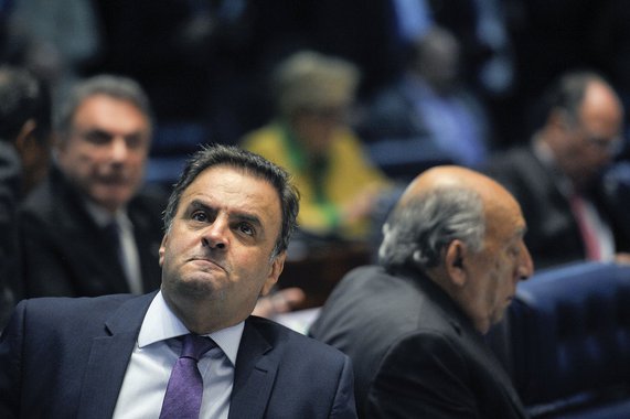  Em destaque, senador Aécio Neves (PSDB-MG). Foto: Pedro França/Agência Senado