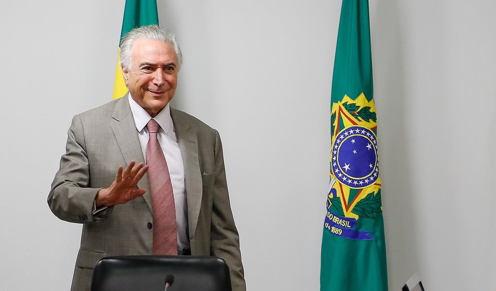 Brasília - DF, 28/09/2016. Presidente Michel Temer durante 111ª Reunião do Conselho da Câmara de Comércio Exterior - CAMEX Foto: Marcos Corrêa/PR