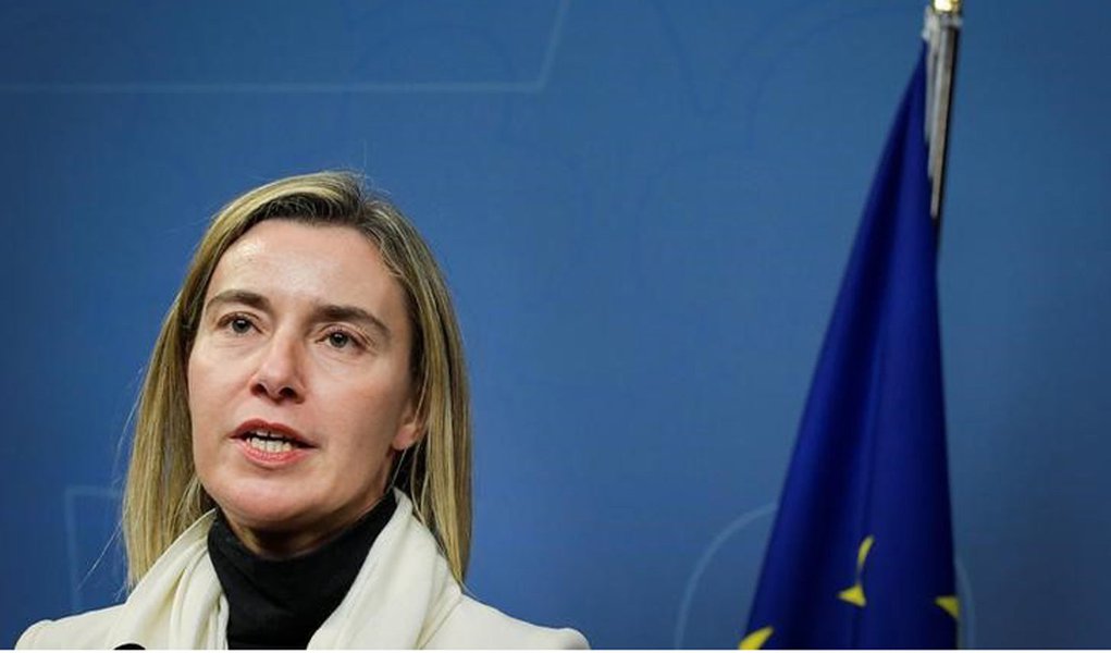 Chefe da política externa da União Europeia, Federica Mogherini. 10/10/2016 TT News Agency/Janerik Henriksson/via REUTERS