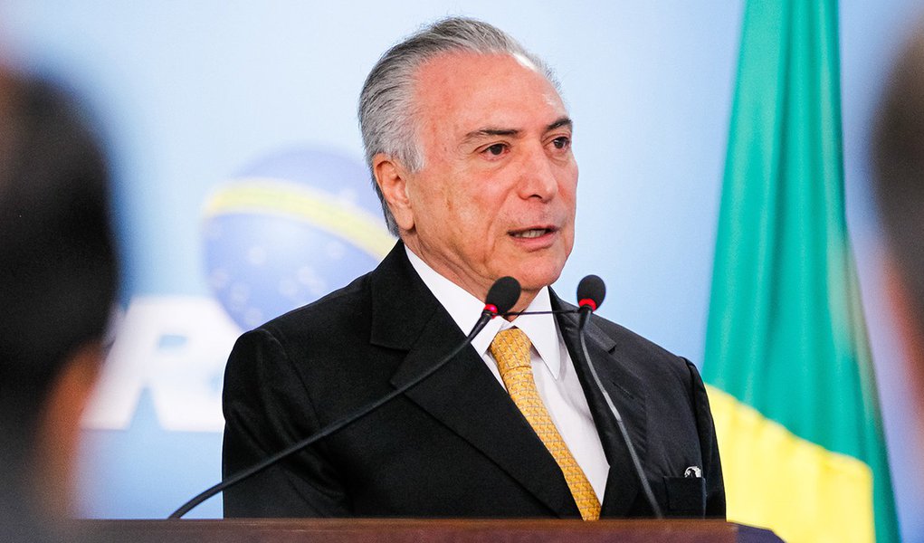 Brasília - DF, 14/07/2016. Presidente em Exercício Michel Temer durante cerimônia de anúncio de nova norma do Programa Minha Casa Minha Vida. Foto: Beto Barata/PR