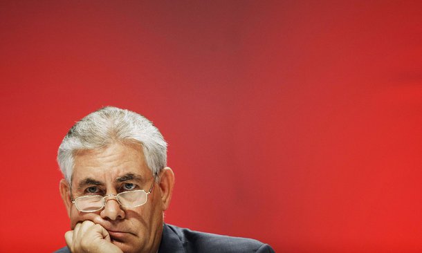 Rex Tillerson, presidente da Exxon Mobil e futuro secretário de Estado dos EUA