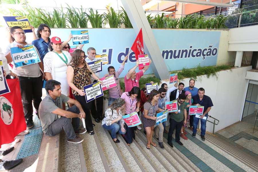 Brasília- DF 02-09-2016 Reunião prototesto dos membros do conselho curador da EBC. Foto Lula Marques/Agência PT