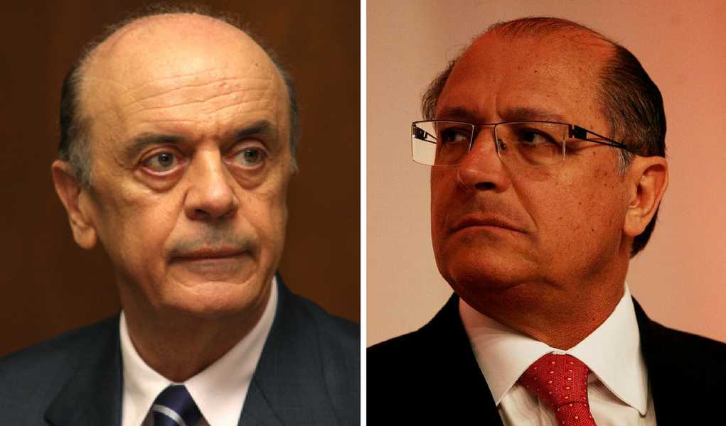 José Serra e Geraldo Alckmin