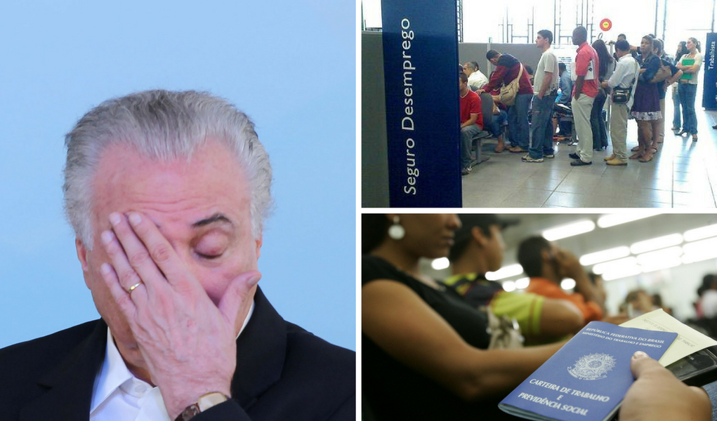 Temer crise desemprego