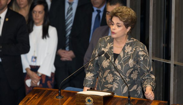 Brasília- DF 29-08-2016 Presidenta Dilma faz sua defesa no plenário do senado. Foto Lula Marques/Agência PT