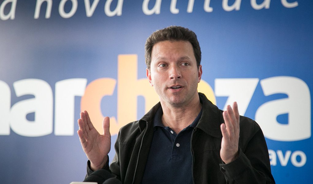 30/09/2016 - PORTO ALEGRE, RS - Nelson Marchezan Jr, candidato à prefeitura, concede coletiva para explicar ação da polícia federal em empresa de limpeza contratada pela campanha. Foto: Guilherme Santos/Sul21