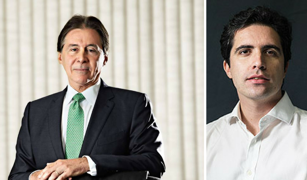 Eunício Oliveira e Bernardo Mello Franco