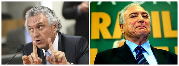 Ronaldo Caiado e Michel Temer .1