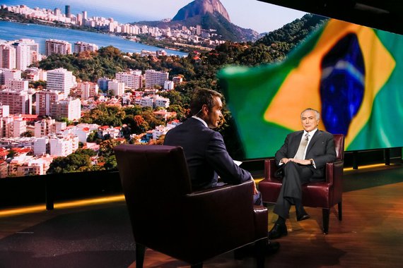 Nova Iorque - EUA, 19/09/2016. Presidente Michel Temer durante visita à Bloomberg. Foto: Beto Barata/PR