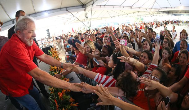 Juazeiro- BA- Brasil- 11/07/2016- O ex-presidente Luiz Inácio Lula da Silva participou nesta segunda-feria (11) do Bahia Mais Forte, organizado pelo governo baiano na cidade de Juazeiro