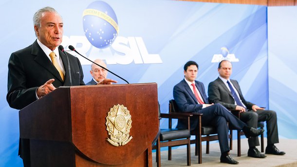 Brasília - DF, 14/07/2016. Presidente em Exercício Michel Temer durante cerimônia de anúncio de nova norma do Programa Minha Casa Minha Vida. Foto: Carolina Antunes/PR