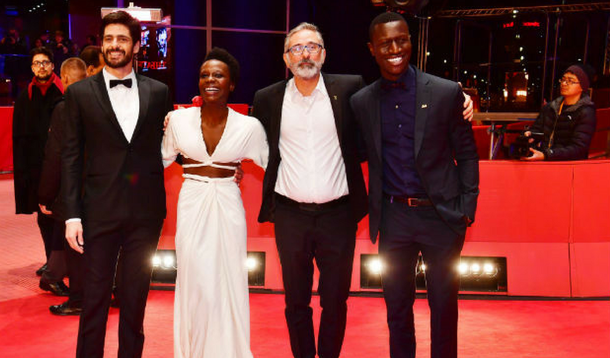 Equipe do filme Joaquim no festival de cinema de Berlim