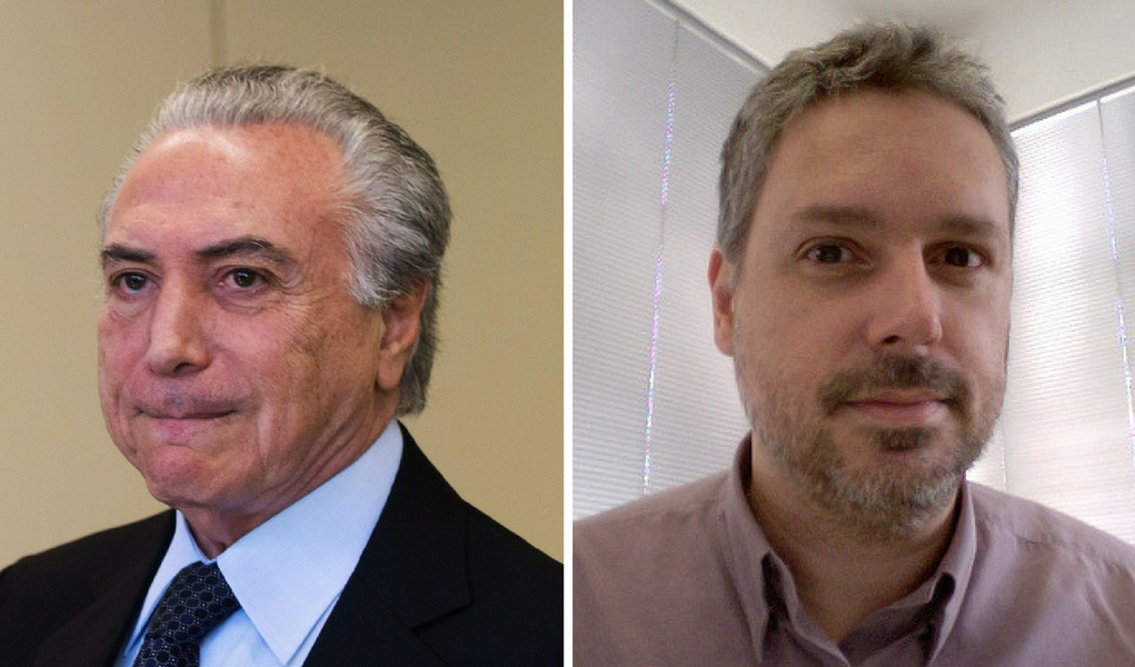 José Roberto de Toledo e Michel Temer