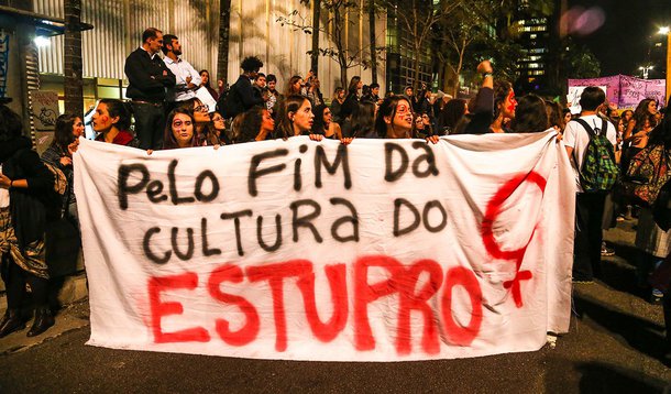 Ato Por Todas Elas na Avenida Paulista (SP) contra o estupro