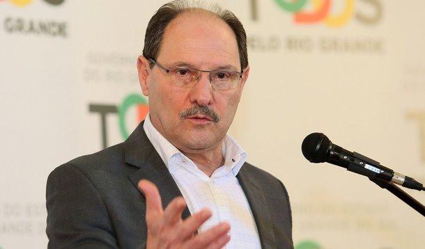 PORTO ALEGRE, RS, BRASIL 01.09.2016: O governador José Ivo Sartori