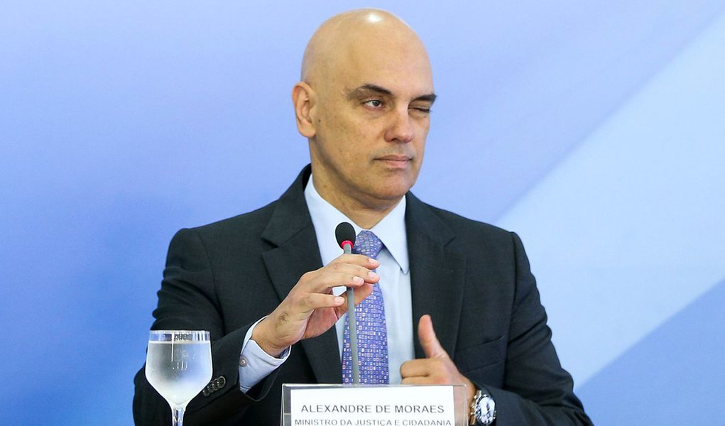 Brasília - O ministro da Justiça e Cidadania, Alexandre de Moraes, apresenta detalhes do Plano Nacional de Segurança ( Marcelo Camargo/Agência Brasil)