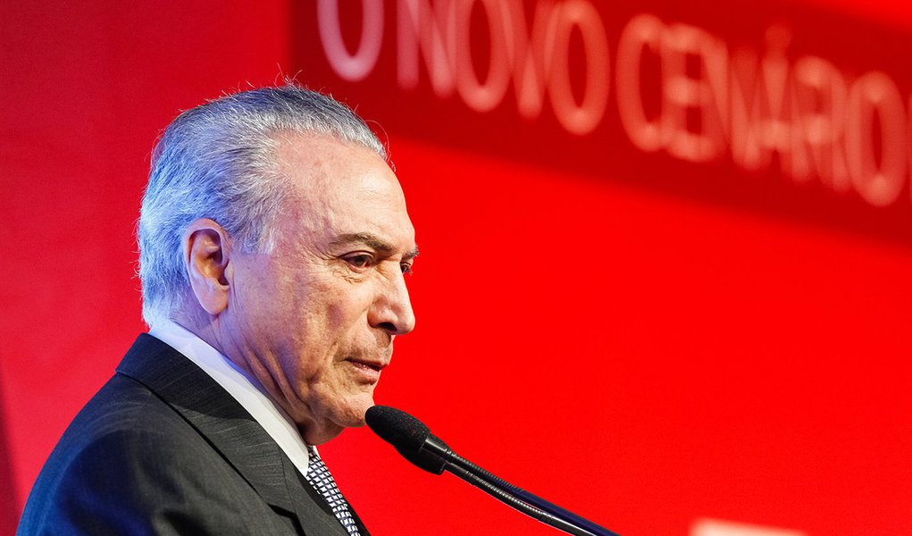 São Paulo - SP, 30/09/2016. Presidente Michel Temer, durante Solenidade de Abertura da 8ª edição do Exame Fórum. Foto: Beto Barata/PR