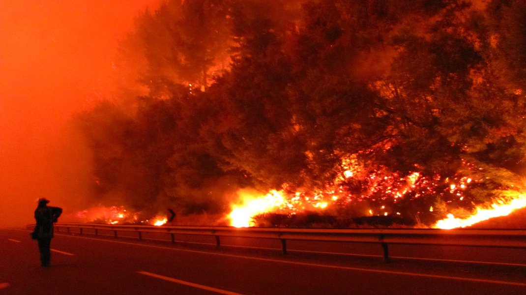 Incêndio florestal em Valparaíso, Chile