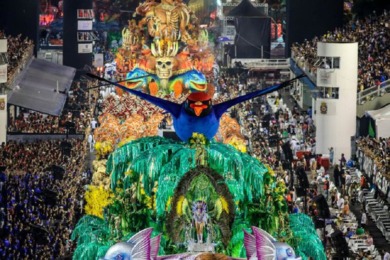  Na foto o desfile da Escola de Samba Unidos de Vila Maria. 05/02/2016- São Paulo, BRAZIL – CARNIVAL – Unidos de Vila Maria samba school parade, in the Anhembi Sambodromo for the carnival in São Paulo 2016. Foto: Rafael Neddermeyer/LIGASP/Fotos Públicas