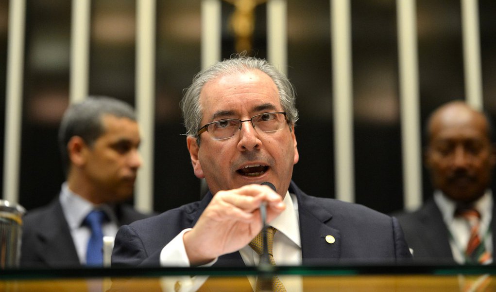 Brasília - Presidente da Câmara, Eduardo Cunha, recebe representantes de sete parlamentos estrangeiros, para a 6ª Reunião da Assembleia Parlamentar da Comunidade dos Países de Língua Portuguesa (Antonio Cruz/Agência Brasil)