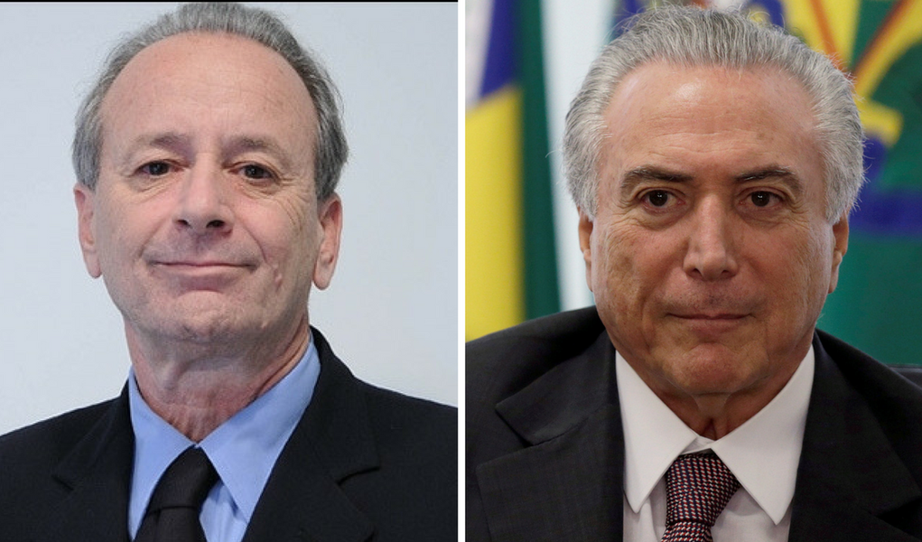 Mario Sergio Conti e Michel Temer
