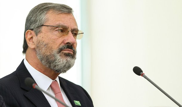 Brasília - O novo ministro da Transparência, Fiscalização e Controle, Torquato Jardim, durante entrevista coletiva no Palácio do Planalto (Marcelo Camargo/Agência Brasil)