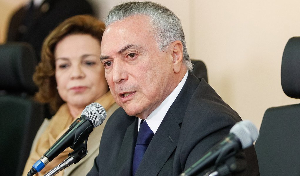 Brasília - DF, 31/05/2016. Presidente interino Michel Temer durante encontro com o Ministro da Justiça e Cidadania, Alexandre de Moraes, e Secretários de Segurança Pública nos Estados. Foto: Beto Barata /PR
