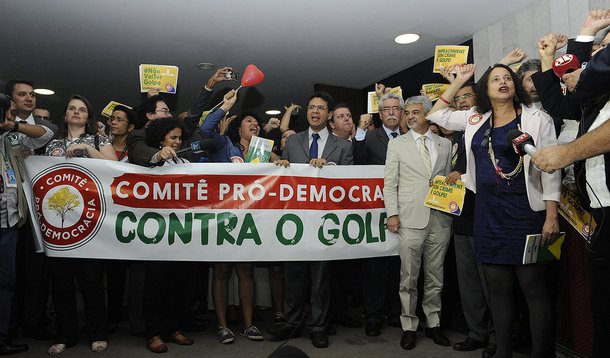 Brasília- DF- Brasil- 30/03/2016- Lançamento da Frente em Defesa da Democracia (parlamentares contrários ao Impeachment). Foto: Luis Macedo/ Câmara dos Deputados