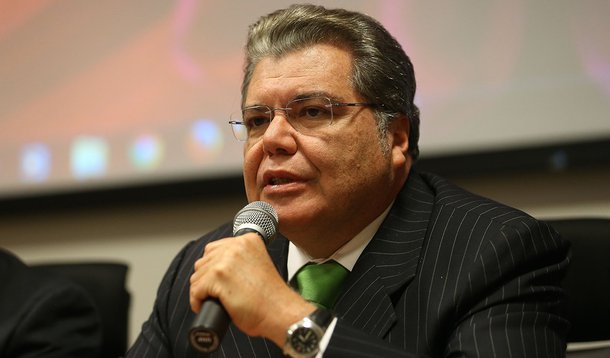 Brasília - Ministro do Meio Ambiente, Sarney Filho, abre reunião do Comitê Interfederativo criado para monitorar e controlar as ações compensatórias na região atingida pela barragem em Mariana (Elza Fiuza/Agência Brasil)