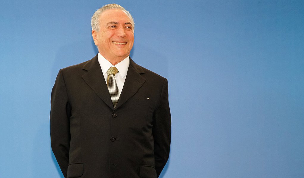 Brasília - DF, 01/06/2016. Presidente Interino Michel Temer 