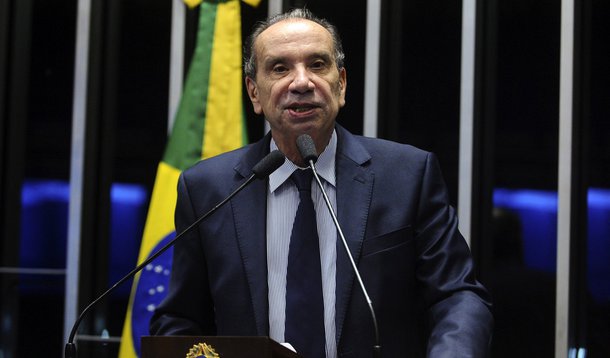 Plenário do Senado Federal durante sessão deliberativa ordinária. Em discurso, senador Aloysio Nunes Ferreira (PSDB-SP). Foto: Marcos Oliveira/Agência Senado