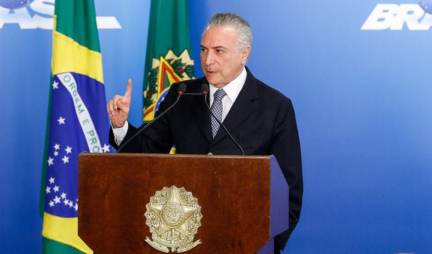 Brasília - DF, 08/06/2016. Presidente Interino Michel Temer durante encontro com Líderes Empresariais. Foto: Carolina Antunes/PR