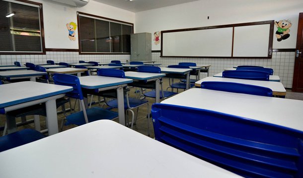Escolas reformadas estão com salas climatizadas para atender alunos. Foto: Karlos Geromy/Secap