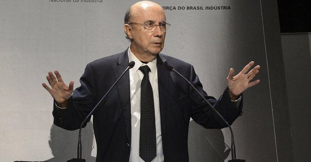 Brasília - Ex-presidente do Banco Central Henrique Meirelles fala para líderes empresariais, parlamentares e representantes do governo no 10º Encontro Nacional da Indústria (Enai) 2015 (Valter Campanato/Agência Brasil)