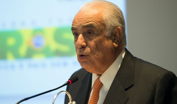 Brasília- DF- Brasil- 05/01/2015- O novo Ministro dos Transportes, Antônio Carlos Rodrigues assume o cargo (Marcelo Camargo/Agência Brasil)