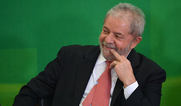 Brasília - O novo ministro da Casa Civil, Luiz Inácio Lula da Silva, durante cerimônia de posse (José Cruz/Agência Brasil)